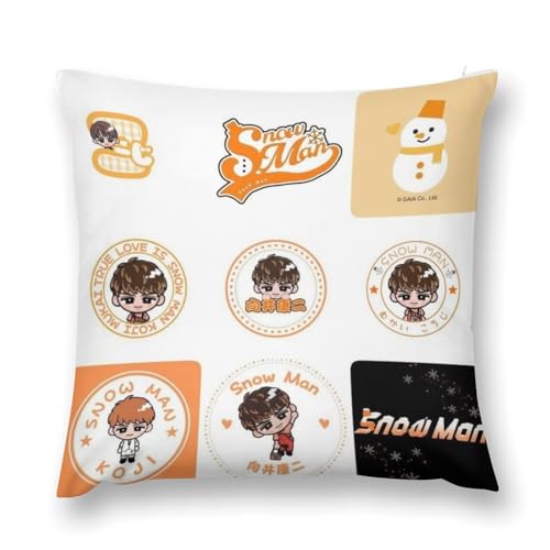 Snowman ڍ@ E[ { [VC vԑ Jo[ ԍڕ NbVJo[ Jo[ G  X CeA zc Aj OY wď GObY 18 "x18 "