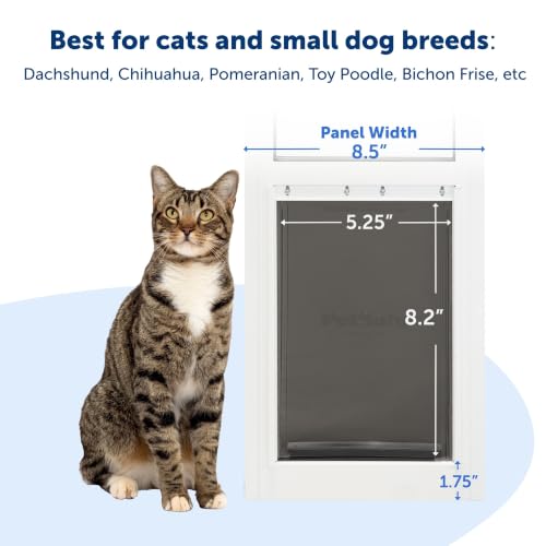 PetSafe Sliding Glass Pet Door, 1 Piece, Small Dogs to 15 lb, White - image 7