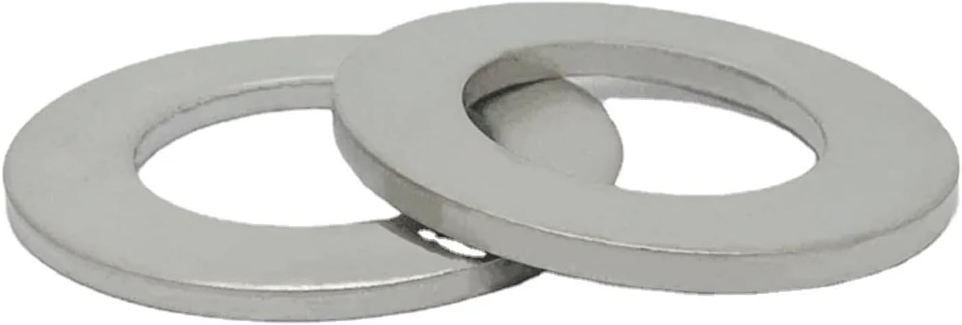 10 PCS M2 M2.5 M3 M4 M5 M6 M8 M10 M12 M14 M16 M18 M20 M22 M24 M27 M30 Metric TA2 GR2 Titanium Ti Ring Spacer Flat Washer (Size : M14)