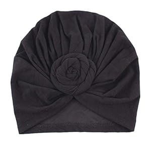 puseky Baby Meisjes India Hoeden Katoen Tie Knoop Beanie Cap Zachte Warme Hoofdwrap Tulband