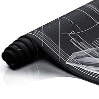 TITANWOLF - XXL Speed Gaming Mauspad Titanwolf 900 x 400mm - XXL Mousepad - Tischunterlage Large Size - verbessert Präzision und Geschwindigkeit – Ansicht 5