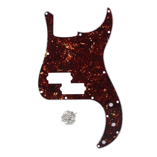 Pickguard basse de précision anti-rayures plaque FLEOR P Bass 13 trous tortue