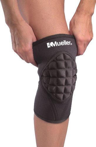 Mueller Shokk Genouillère de protection néoprène noire en paire