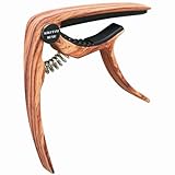 キクタニ (Kikutani) 軽量 ワンタッチカポ カポタスト アコギ・エレキ兼用 ウォールナット GC-10 WAL