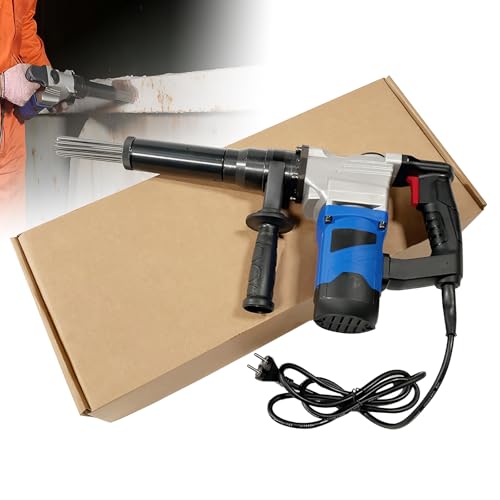 Scrostatore Elettrico ad Aghi Portatile, scrostatore ad Aghi con Impugnatura a Pistola di Livello Industriale, Macchina per la Pulizia della rimozione della ruggine, pulitore per Scorie di Saldatura