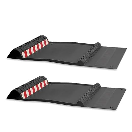 Maxsa 37358-2PK Park Right 21" x 11" x 2" Parking Mat, Black