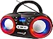 Produktbild Tragbarer CD-Player | LED-Discolichter | Boombox | CD/CD-R | USB | FM Radio | AUX-In | Kopfhöreranschluss | 20 Speicherplätze | Kinder Radio | CD-Radio | Kompaktanlage