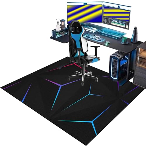 Alfombrilla Protectora para Suelos, Protector Suelo Silla Ruedas Alfombra para Silla de Escritorio para Oficinas para el Hogar Alfombra para Silla de Gaming Ruedas Oficina Ordenador 120 x 140 cm