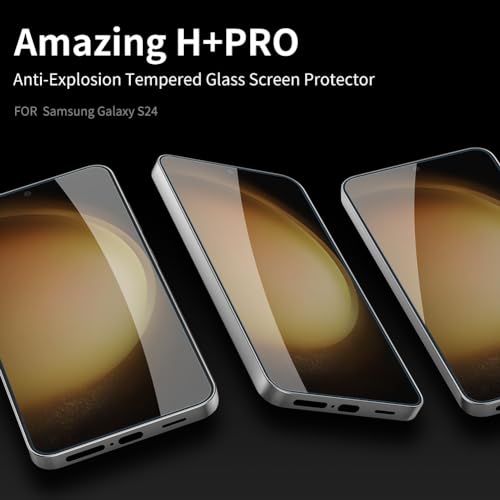Image of Nillkin Tempered Glass for Samsung Galaxy S24 (6.2 inch Inch) Amazing H+ Pro Explosion Proof Screen Protect
