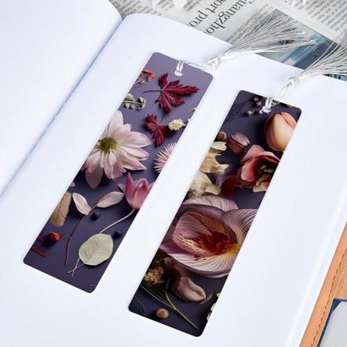 Marque-pages fleurs : le coffret de 6 cadeaux parfaits pour les lecteurs - 5