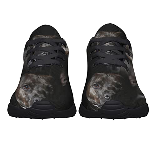 Sonzj-II Pitbull Shoes Pet Print Mens Womens Walking Tennis Running Shoes Lightweight Breathable Funny Dog Puppy Sneakers Dog Owner Gift3