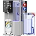 VonWater VonWater C5 Countertop Reverse Osmosis Water Filter, Hot and Cold RO System with 2 Pitchers- 3s Instant Hot, 7-Stage Filtration, NSF/ANSI 372,42,58, 3:1 Pure to Drain - Bundle