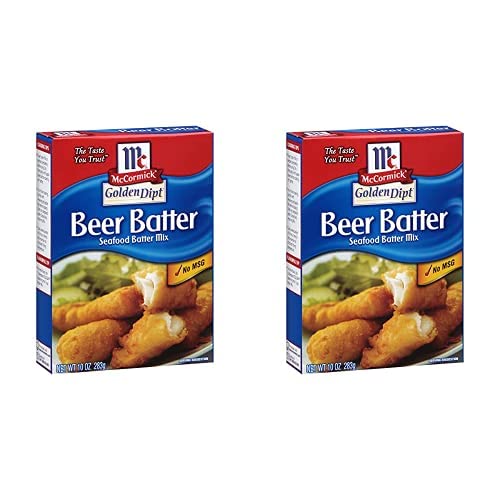 McCormick Golden Dipt Beer Batter Seafood Batter Mix, 10