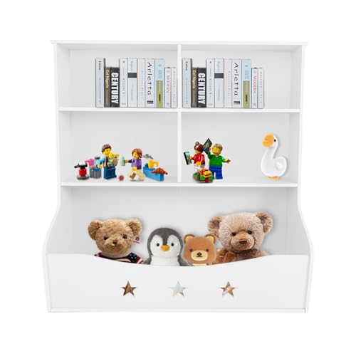 PINYELIN Estantería para niños, estantería para niños, estantería de almacenamiento, estantería para niños, estantería de juguetes para niños, estanterías de juguetes