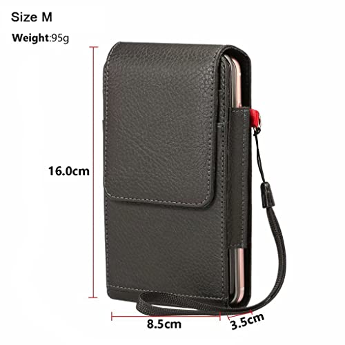 Strap Pouch Leather Mobile Phone Bag Wallet Case Men Waist Belt Clip Holster Waist Bag4