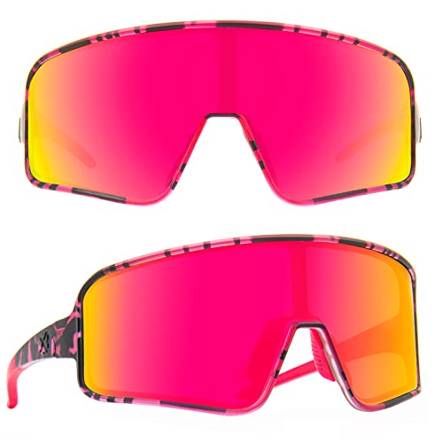 Image of MAXJULI Polarized Sunglasses for Men Women, Windproof Outdoor Sports Cycling Running UV400 Protection Sun Glasses 8121