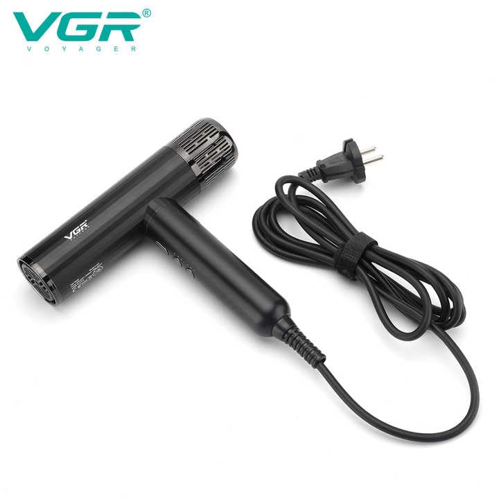 VGR V-427 Professional Hair Dryer demonstrating negative ion hair care