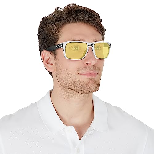 Image of Oakley Mens OO9244 Holbrook Low Bridge Fit Rectangular Sunglasses