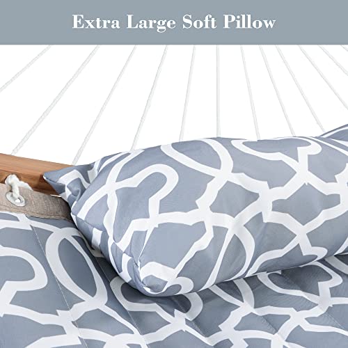 Suncreat Tree Hammocks For Outside, Portable Hammocks With Carrying Bag, Gray Pattern #TOP4