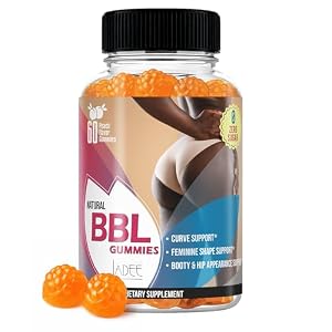 BBL Gummies for Women’s Curves – Weight Gainer for Women with Aguaje, Pueraria Mirifica & Fenugreek | Bigger Butt Growth & Hips Enhancement Booty Gummies, Curves & Feminine Weight Gain (60 Gummies)