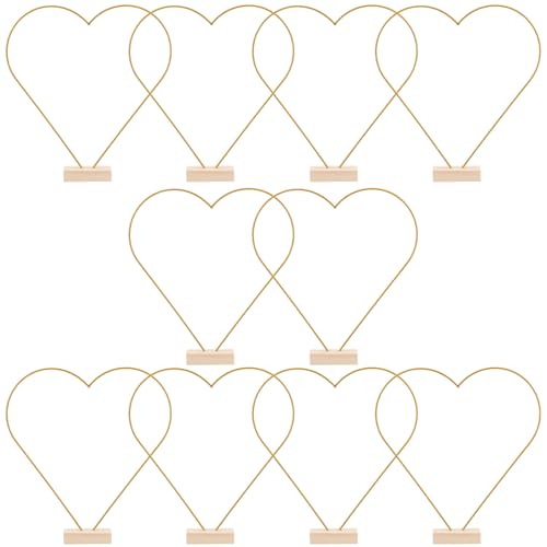 Cerceaux métalliques dorés SWETRACE pour centre de table de mariage