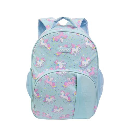 Mochila infantil MP escolar para niños con bolsillos de gran capacidad y correas cómodas