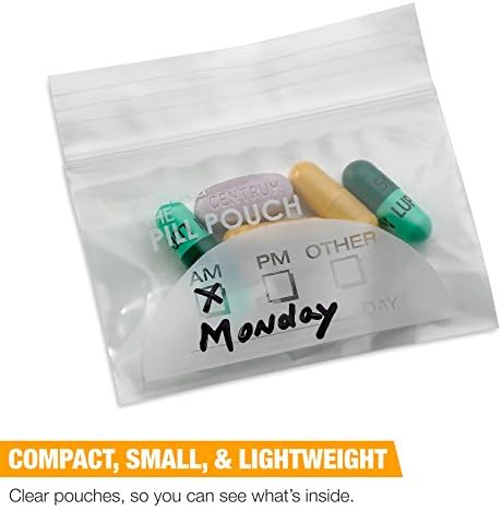 ziplock pill pouches