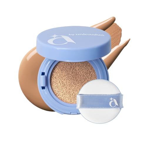 [A by Unleashia] Hey Dew Blue Cushion | 26 Shades Compact Size Triple Functional (Toning Anti-Wrinkle UV Protection) Buildable Coverage & Radiant Dewy Finish (25N Ashrose)