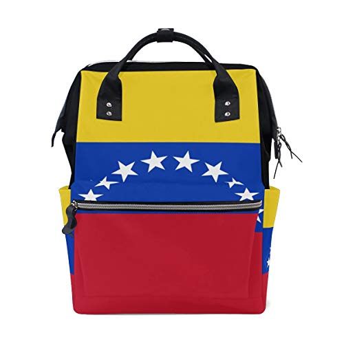Bandera de Venezuela Mommy bolsas bolsa de pañales bolsa de pañales para el cuidado del bebé