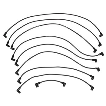 Pro Marine Ignition,Wire Set Compatible with GM 5.0L 5.7L 5.8L 7.4L 7.5L V8 w/Point Ignition 90? Boots