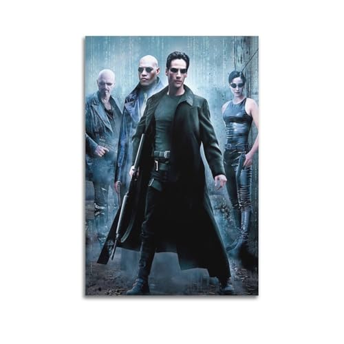 SACPFGUE Póster decorativo de la película The Matrix, póster de pared e impresión artística moderna para dormitorio familiar, 20 x 30 cm