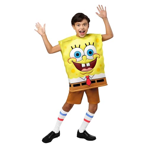 Rubies Nickelodeon   Disfraz infantil de Bob Esponja Squarepants oficial de Nickelodeon, talla 5 6 años