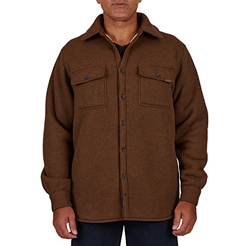 Image of Smith's Workwear Mens Sherpa Heather Thermal Shirt JacketJacket