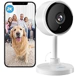 litokam indoor camera 2K, pet cameras with phone app, Little elf Smart camera with Night Vision, Motion Detection, 2-Way Audio, Baby Monitor for House Security,Work with Alexa
