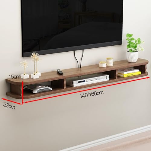 Meuble TV flottant double couche Générique pour rangement multimédia moderne - 2