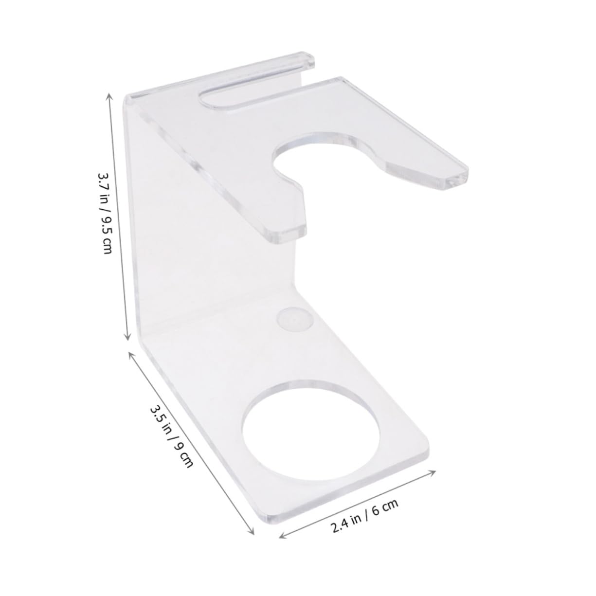 Beatifufu Men's Shaving Brush Holder Mustache Brush Base 2pcs Mane Brush Rack Portable Razor Stand Longevity for Brush Dry Naturally