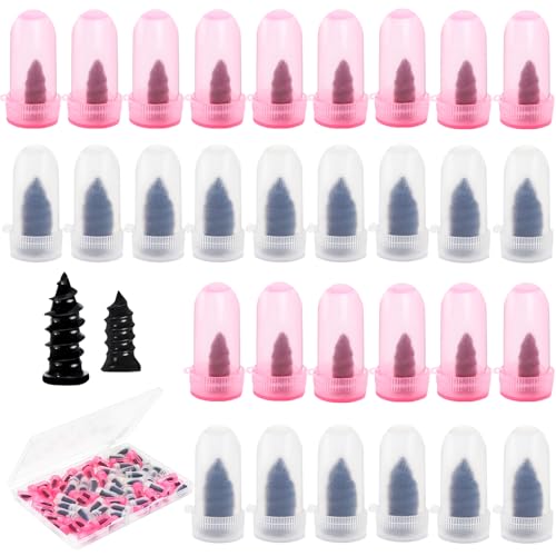 30 Pcs Tire Repair Rubber Nail, Tire Repair Nail Tire Repair Rubber Screws Fast Tool Self-Service Tire Repair Nail Vacuum Tire Repair Rubber Nail, Suitable for Car Motorcycle Jeep Tire Puncture Repair