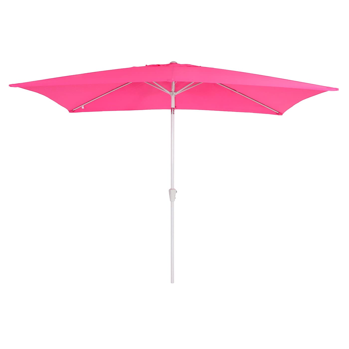 Mendler Sonnenschirm N23, Gartenschirm, 2x3m rechteckig neigbar, Polyester/Alu 4,5kg UV-Schutz 50+