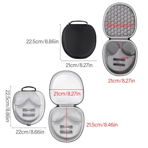 Étui de casque 700 rigide et élégant avec poignée chic