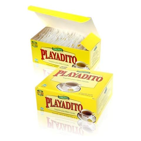 Playadito Yerba Mate Elaborada Mate Cocido 50 Bags 2 Pack Cover