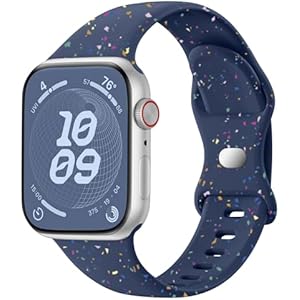 SNBLK Sport Band Compatible with Apple Watch Band 40mm 41mm 42mm 38mm 44mm 45mm 46mm 49mm Women Men, Soft Silicone Waterproof Replacement Strap for iWatch Bands Series 11 10 9 SE 3 ULTRA 8 7