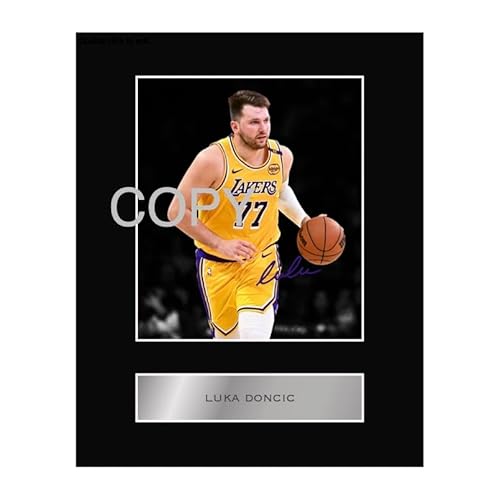 Luka Doncic Signed Mounted Photo Display #03 Printed Autograph Gift