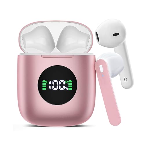 Wireless Earbuds, Bluetooth Headphones with HiFi Stereo...