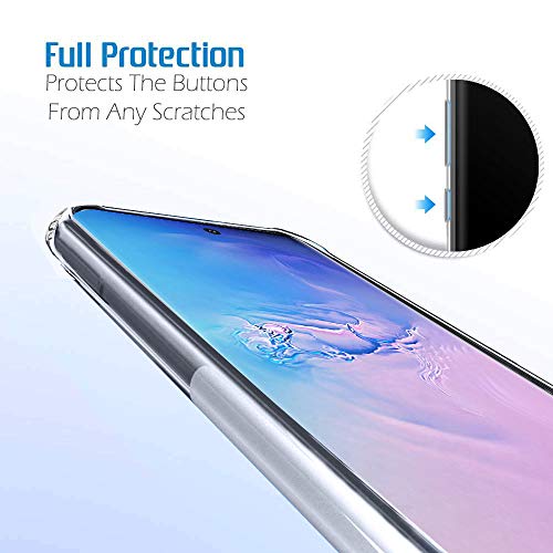 Image of TheGiftKart Back Cover Soft Case for Samsung Note 10 Plus 5G | Best Camera Protection | Inbuilt Dust Plugs & Anti-Slip Grip | Ultra Clear Slim Back Cover Case (Silicone, Transparent)