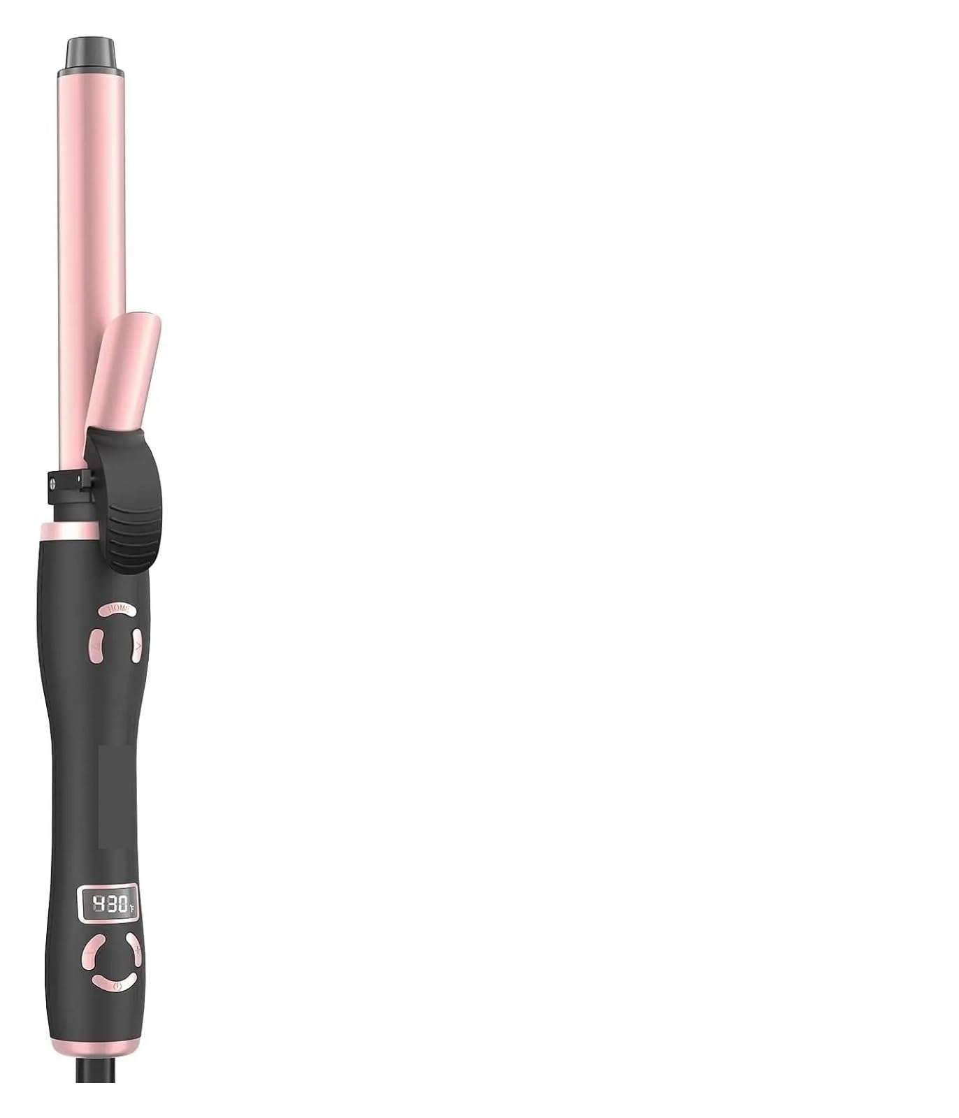Generic Compatible for 1 Inch Rotating Curling Iron - Automatic Curling Wand with 12 Temperature Memory Mode for