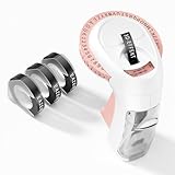 Rosa Manuelle Prägegerät, Handgeführtes Etikettiergerät mit 3 Schwarzen Prägebändern 3/8 Zoll, Vintage Retro Beschriftungsgerät für DIY Scrapbooking, Geschenk für Kinder & Lehrer, Nutzung für Zuhause