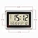 HIPPIH Alarm Clock, Electronic Full Calendar Wall Clocks, Digital Desktop Day Clock with Extra Large Digits - Perfect for Seniors, Oversized, Valentine's Day Gift