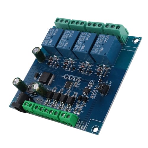 Module de relais Modbus RTU 4 canaux 7-24V avec communication RS485 TTL UART