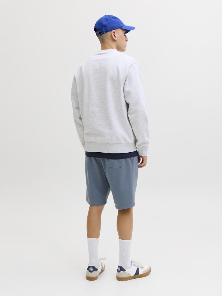 JACK & JONES Pantalones Cortos de Sudadera Bermuda Ajuste cómodo hasta la Rodilla con Bolsillos Laterales