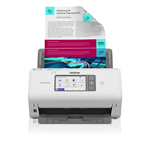 Brother Ads-4700W Professional Desktop Scanner With Fast Scan Speeds, Duplex, Wireless, And Large Touchscreen #TOP7